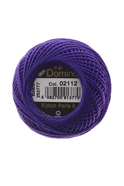 domino خيط تطريز كوتون بيرل 8 جرام رقم: 8 - 02112