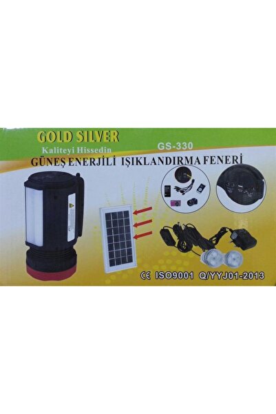 Genel Markalar Gold Silver Gs-330 Güneş Enerjili Projektör