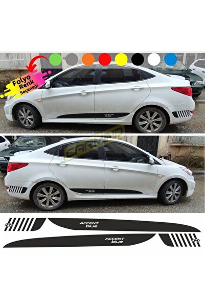 Carmind Hyunda Accent Blue Yan Şerit Sticker