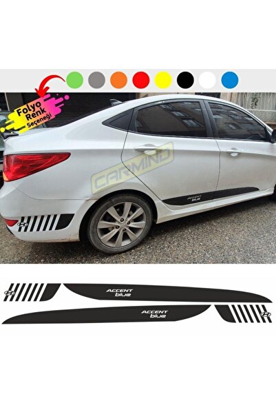 Carmind Hyunda Accent Blue Yan Şerit Sticker