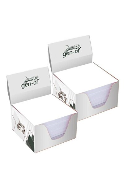 Gen-Of 8x8 Kutulu Beyaz Küp Not