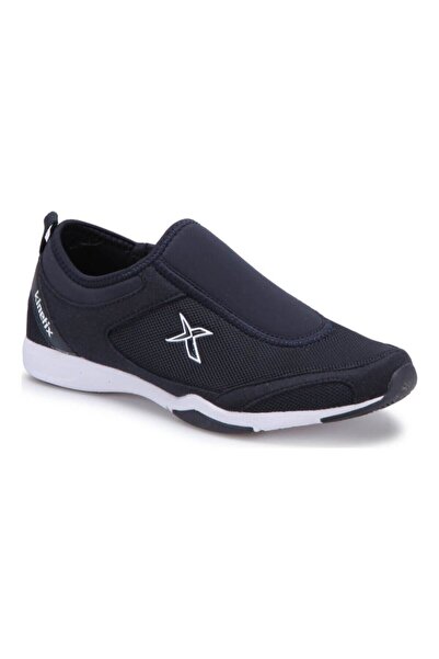 Kinetix Pantofi sport unisex, albastru bleumarin, alb, pentru mers pe jos, Ma...