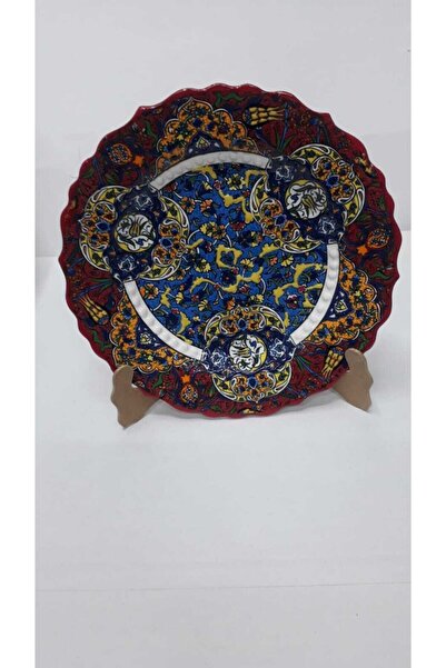Sultan Çini -çini El Emeği Özel Tasarım Teşhip Sanatı Kabartma Desenli 30 Cm ...