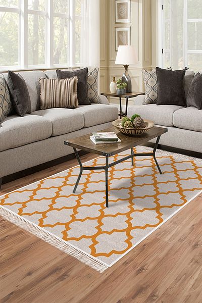 Dekoreko Pearl Carpet Digital Fringed 1882 Pattern 2 (180 X 280)