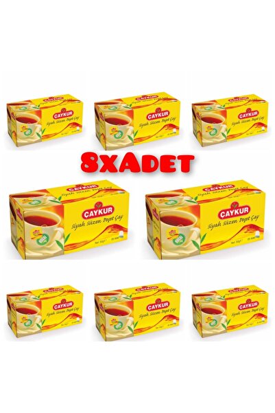 Çaykur Rize Süzme Bardak Poşet Çay Sallama 25'li 8'iı