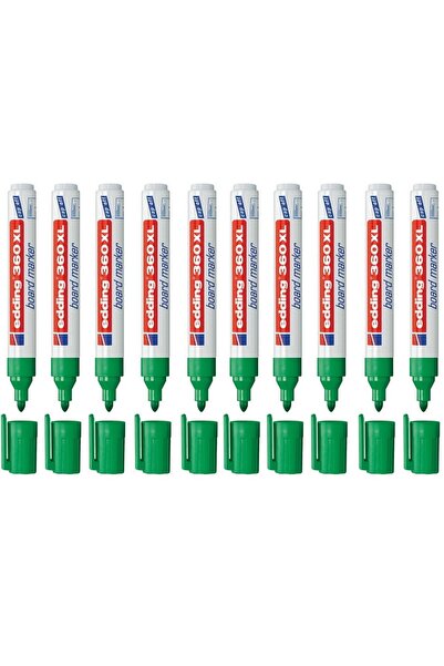 Edding 360xl Beyaz Tahta Kalemi Yeşil 10 Lu Kutu
