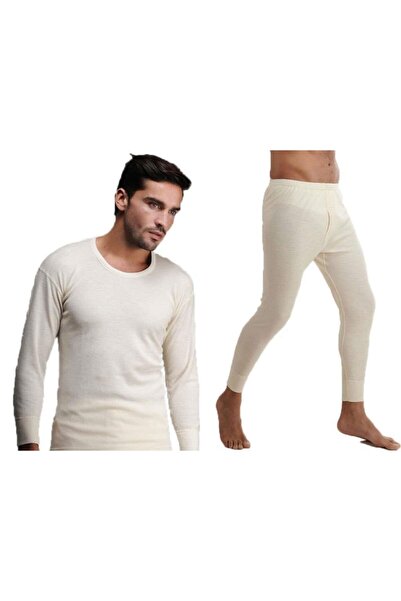 Hasyün Women's-Men's Wool Underwear Set