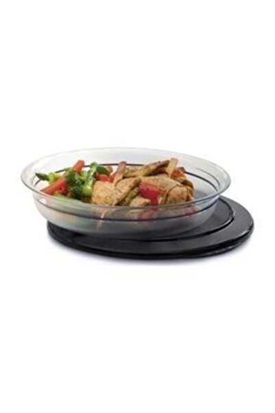 Tupperware Siyah Kristalin Servis Tabağı 1.3 l