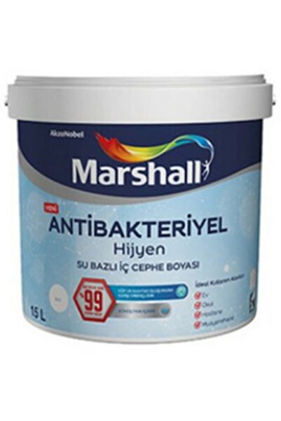 Marshall Antibakteriyel Hijyen Iç Cephe Duvar Boyası 20kg Şifon