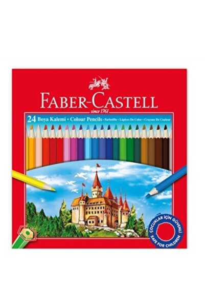Faber Castell طلاء جاف 24 قطعة طويل