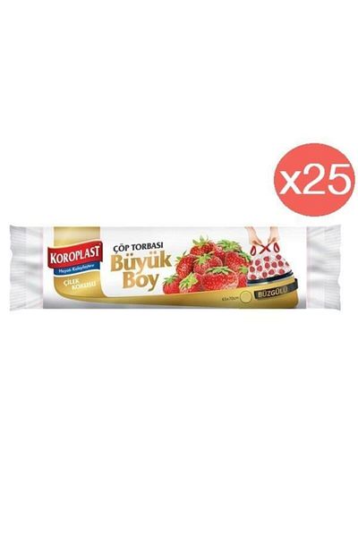 Koroplast Strawberry Drawstring Large Garbage Bag 10 x 25 Pack
