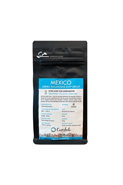 Cumbalı Kahve Mexıco ( Öğütülmüş Kafeinsiz Filtre Kahve Çekirdeği ) Sıerra Mo...