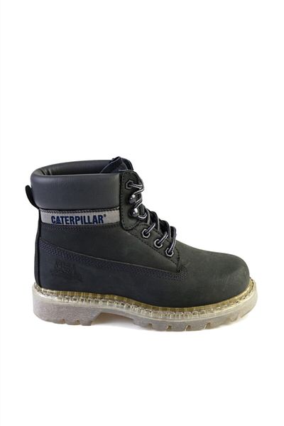 Caterpillar Γυναικείες μπότες μποτάκια Navy Blue Colorado ημιδιάφανες Navy Nubuck