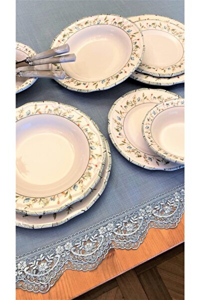 Ezem طقم سفرة Prs 129 Lilac Garden مكون من 24 قطعة