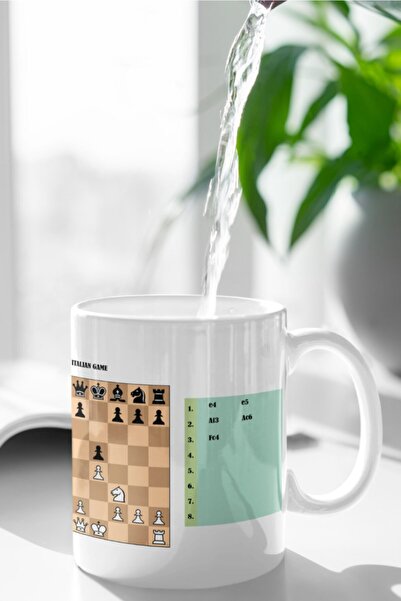 Satranç Medya Satranç Kupa Bardak - Italyan Açılışı