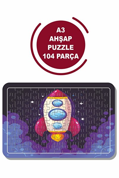 Baskı Atölyesi لغز مكوك الفضاء A3 مكون من 104 قطعة، لعبة، منشار قطع