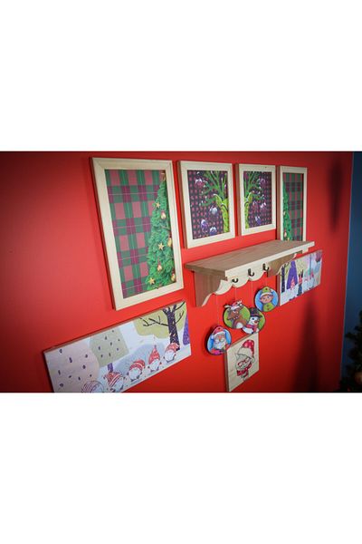 ÖZCANLAR ÇERÇEVE Wooden Frame Set and Decorative Products Design Handmade Products Gift Set Natural Wood