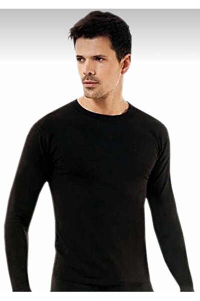 Tutku قميص داخلي حراري أسود للرجال