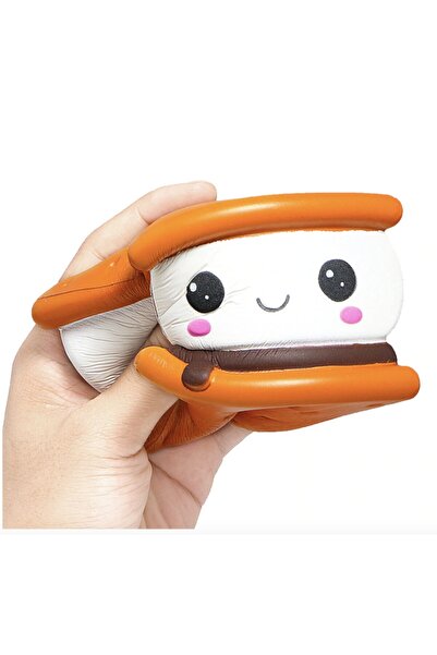 Minnoş Dükkan Bisküvi Arası Marshmallow Jumbo Squishy