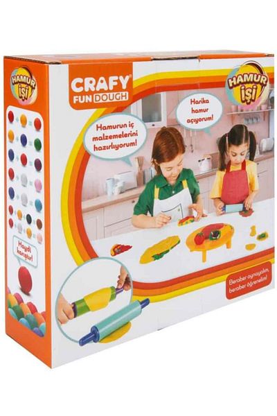 Sunman Toy Sun-sabc-crafy Play Dough Set Pastry 4x50gram S00002016