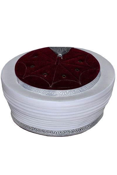 şahinbak Luxury White Felt President Yellow S078