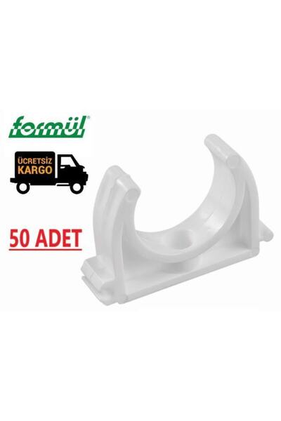 FORMÜL 20 Mm Pprc Boru Kelepçesi Tekli () - 50 Adet