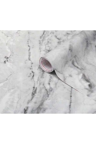FNC CONCEPT Gray Natural Marble Patterned Self Adhesive Foil 67.5x100 cm