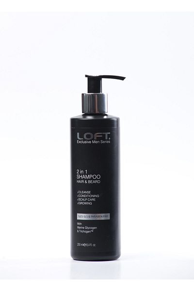 Loft Men's Shampoo - 2 in 1 Use, 250ml