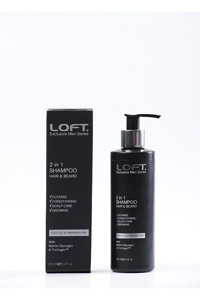 Loft Men's Shampoo - 2 in 1 Use, 250ml