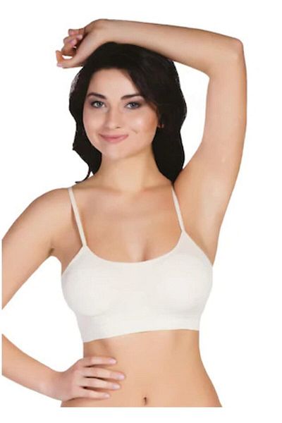 Lohussa White 1 Size Thin Strap Women's Bustier