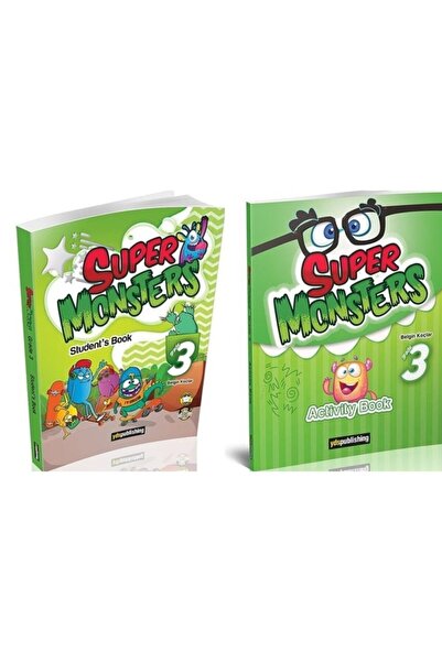 Yds Yayınları Yds Publishing 3. Sınıf Super Monsters Grade 3 Student's Book And Activity Book