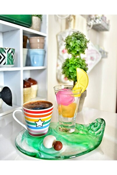 Tavcam Coffee Presentation Plate - Green