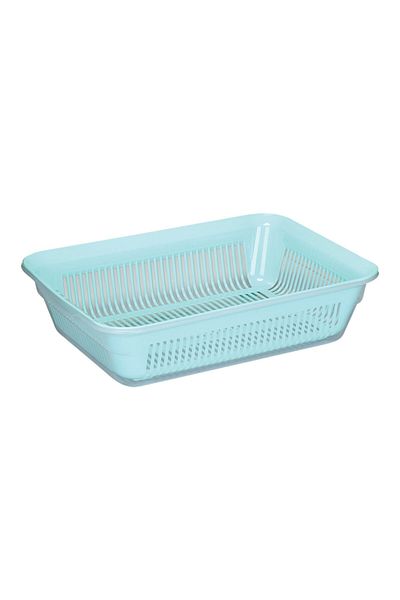 Emofom Rectangular Basin Strainer 4500 ml Strainer & Strainer (35 CM X 25 CM)