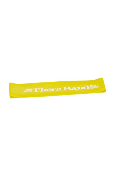 THERABAND Professional Resistance Band Loops Sarı- Loops Direnç Lastiği