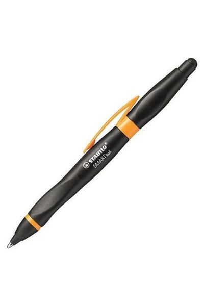 Stabilo Ergonomic Smartball Right Hand Pen - Black/Turkish, Ballpoint, 05 Mm