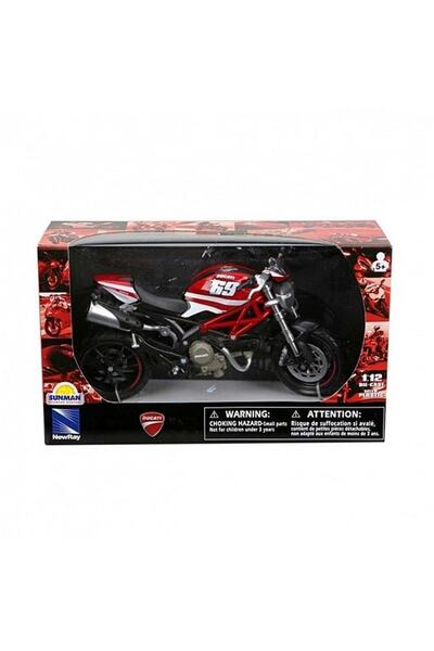 Sunman Newray 1:12 Ducati Monster 796 N.69 Model Engine Red