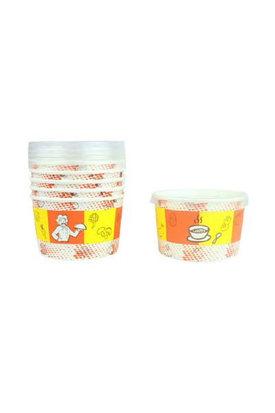 ENCUP Lid Cardboard Soup Bowl 100 Pieces Set in Picture Price