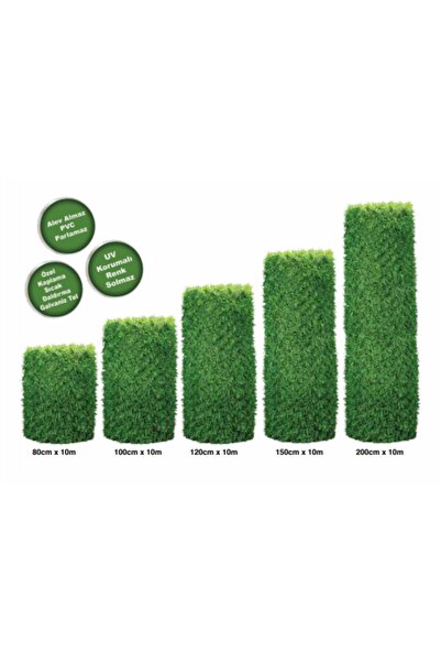 yorni Çim Çit Bahçe Çiti 50 Cm X 10 Metre, 12 Kilo, Solmaz, 5 Yıl Garantili, ...