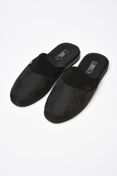 GC Men's Black House Slippers