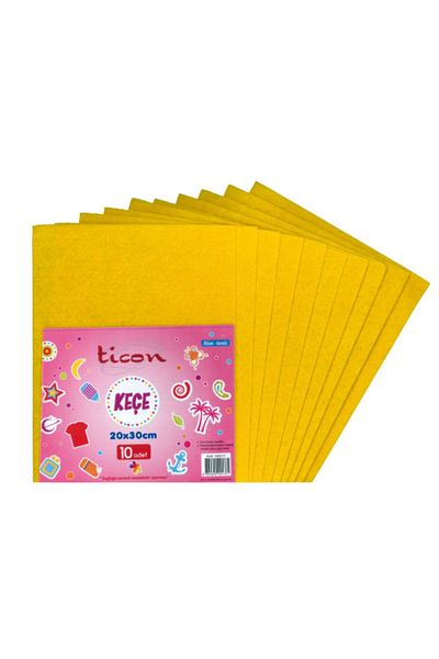 Ticon A4 Felt Single Color 10 Pack