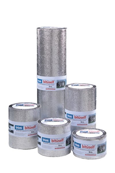 Btm Bitüself Alüminyum Kaplı Oto Ses Ve Su Yalıtım Bantı 10cm X 10mt