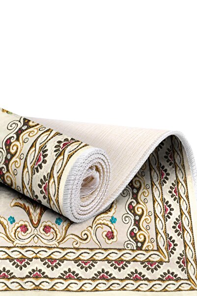 Alanur Home Dekoreko Silk Digital Prayer Rug