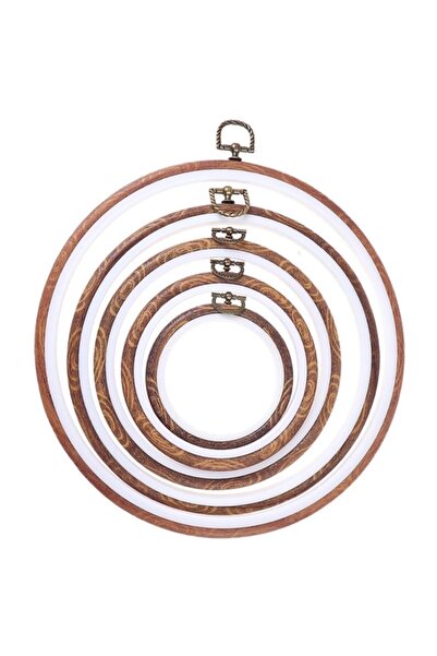 Yumuşakkeçe Nurge Pano Вишивка Плетіння Кругла 5 Розмір