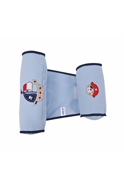 Sevi Bebe Baby Blue Safe Side Sleeping Pillow Art-433 Blue