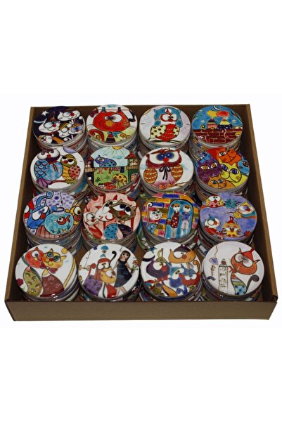 OTANTİK ÇİNİ Seramik Karma Eylenceli Magnet 6x6 cm 160 adet