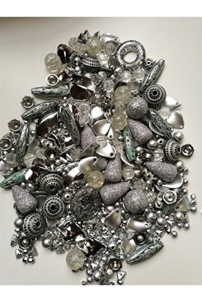 Hedef Bijuteri Bileklik,kolye,anahtarlık Yapımı Için,gümüş-simli Karışık Plas...