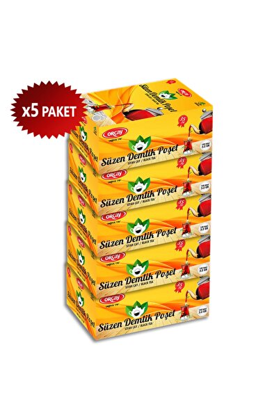 ORÇAY Demlik Poşet Çay, 100'lü X 5
