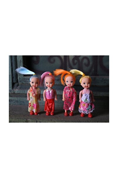 RoseRoi Oyuncak Mini Bebek 4 Adet Oyuncak Mini Kardeş Bebekler