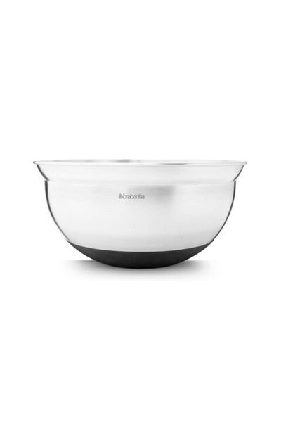 Tantitoni Matt Steel Black Mixing Bowl 3l