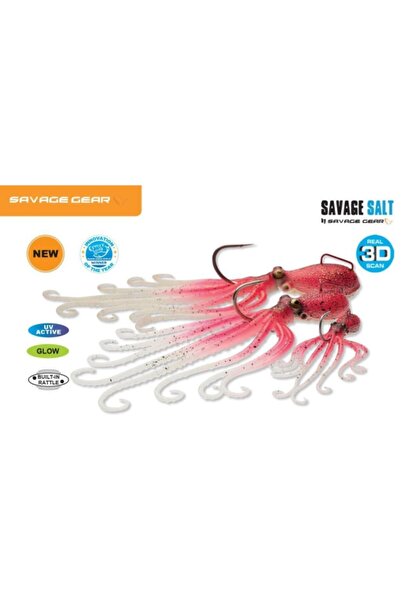 Savage Gear 3d Octopus Ahtapot Silikon 120g 16cm Jigging Suni Yem Brown Glow